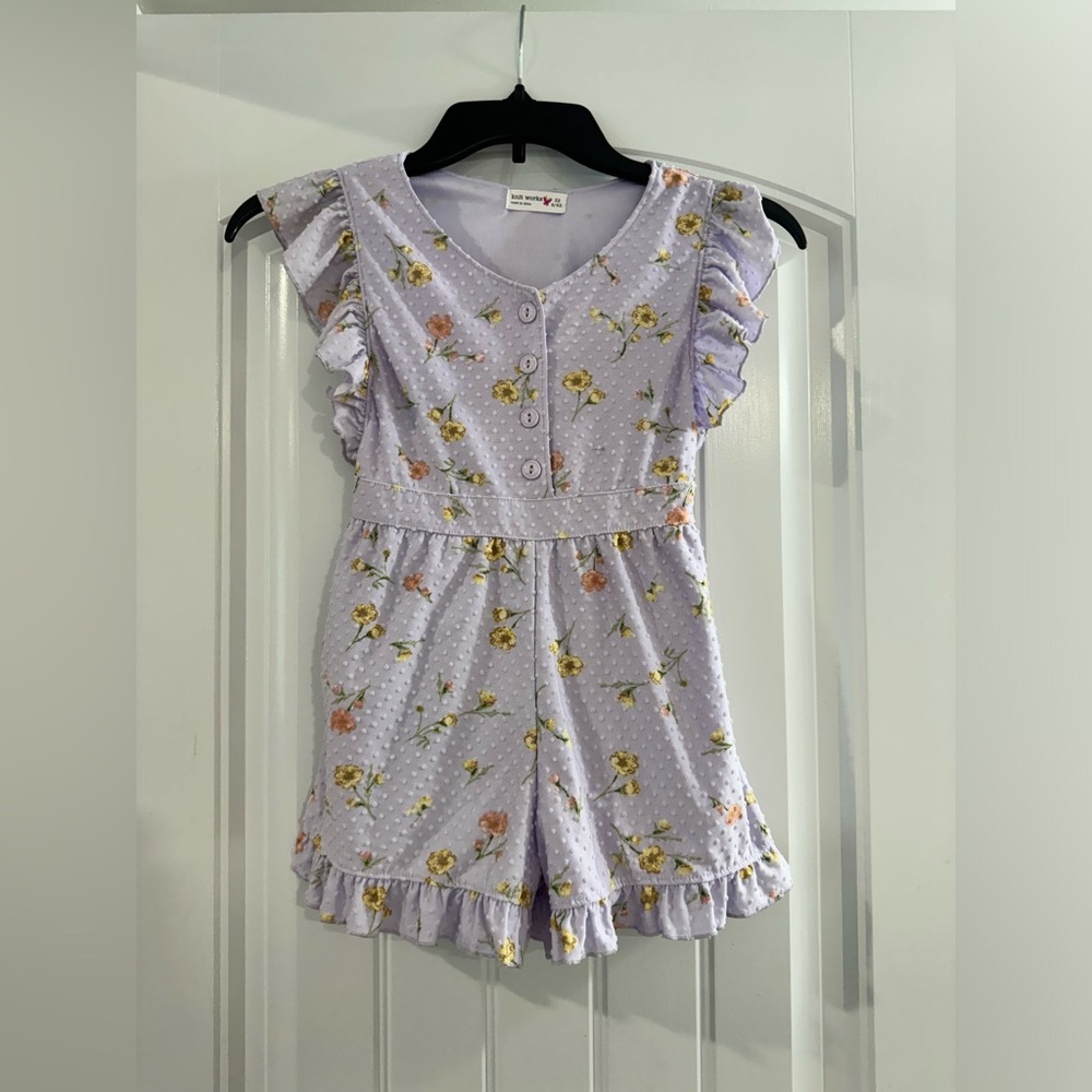 Knitworks Floral Romper                           Kids Size - XS (6/6X)